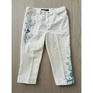 Lauren Jeans Co. Ralph Lauren Floral Denim Jeans